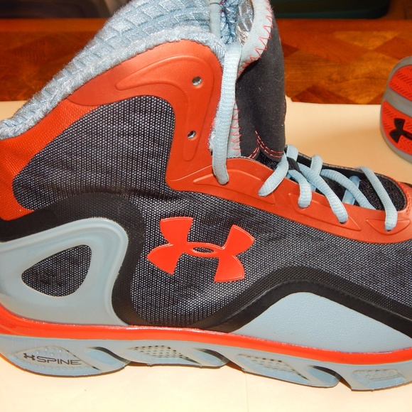 NEW Basketball shoes Under Armour Spine Men 11 Black RETRO DISCOUNT SHIPPING!! main image 5